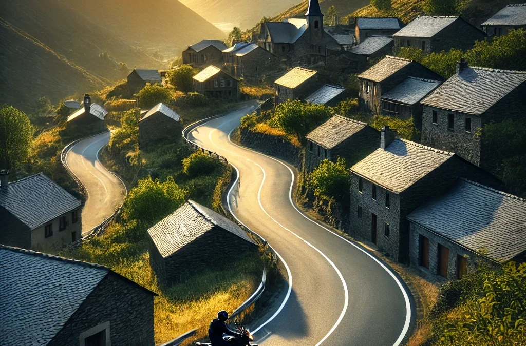 Ruta en Moto por los Pueblos Negros de Guadalajara